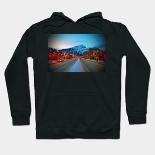 Banff Avenue Alberta Canadian Rockies Canada Hoodie